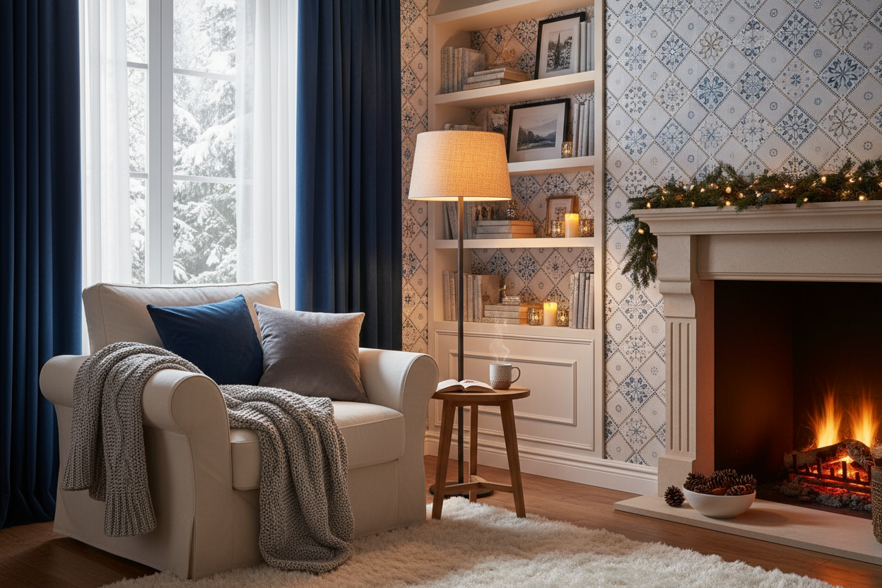 Image of 🍁【11月特集】寒くなる前に！「おしゃれな壁紙シール」で冬の模様替えを楽しもう