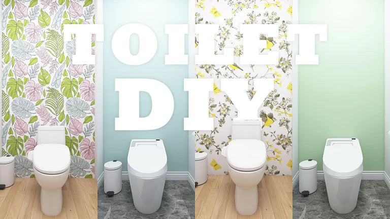 Image of トイレの壁紙DIY｜壁紙シールで簡単模様替え