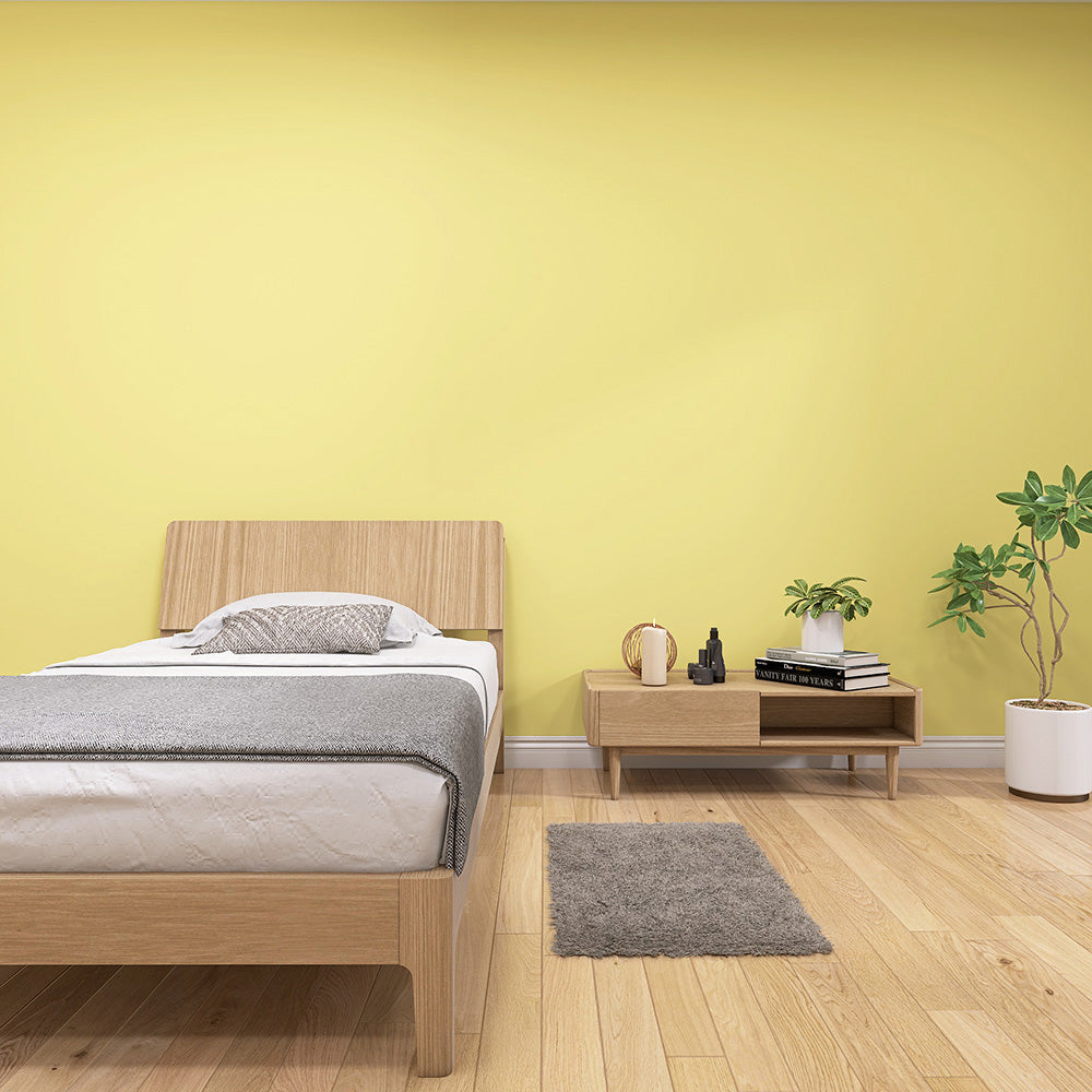 壁紙シール イエロー系 はがせる防水タイプ のり付きリメイクシート