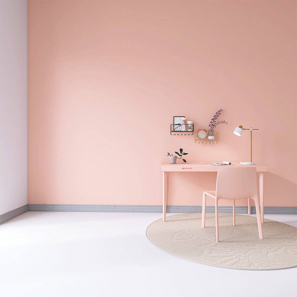 Image of 貼ってはがせる プレーン壁紙シール 厚手防水 のり付きリメイクシート 6m YCB2010N サーモンピンク