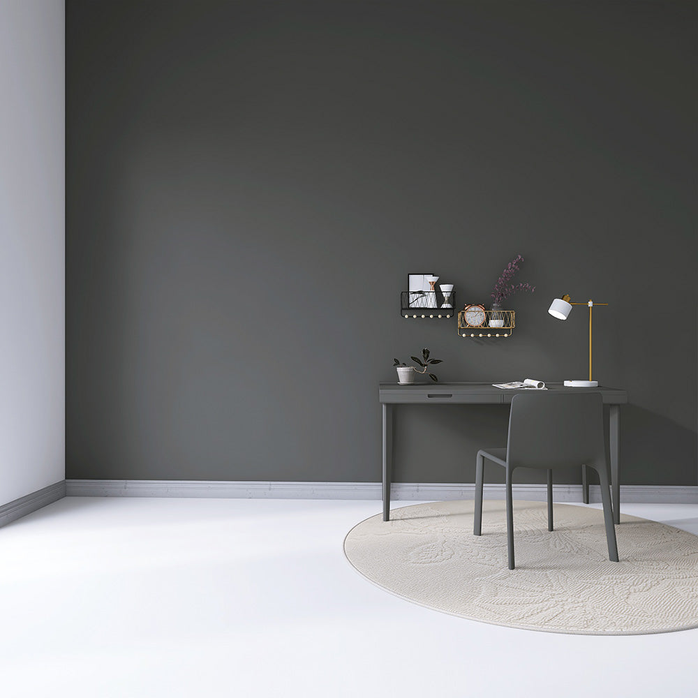 Image of 貼ってはがせる プレーン壁紙シール 厚手防水 のり付きリメイクシート 25ｍ YCB2038N オフブラック