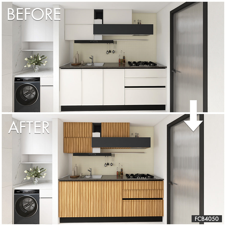 Image of 貼ってはがせる粘着シート ウッド調 壁紙シール 1m