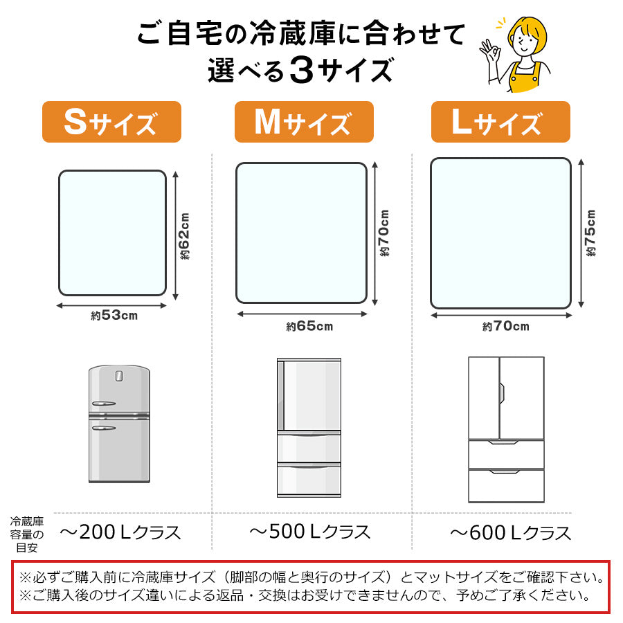 冷蔵庫マット