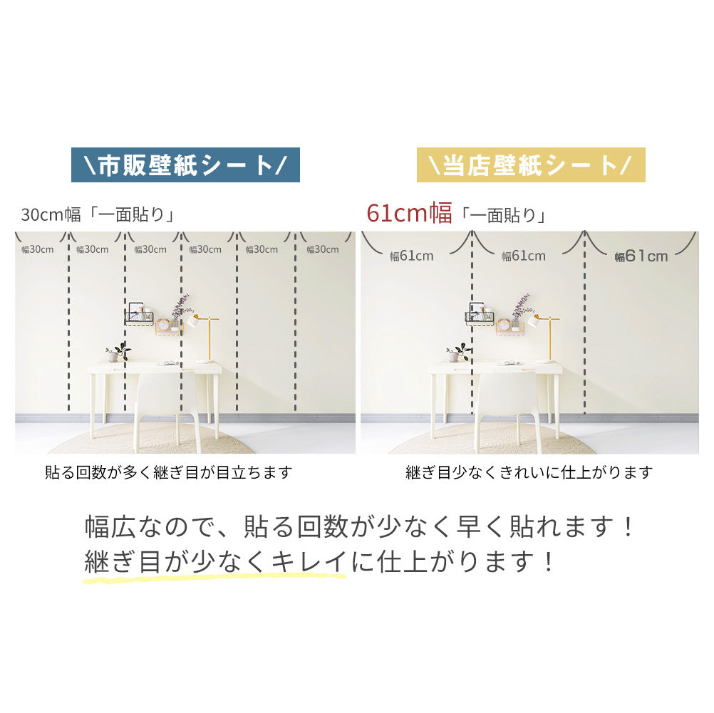 Image of 壁紙シール ブルー系【5m単位・防水】貼ってはがせる のり付きリメイクシート