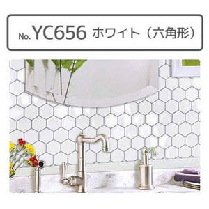 YYC656 ホワイト六角形