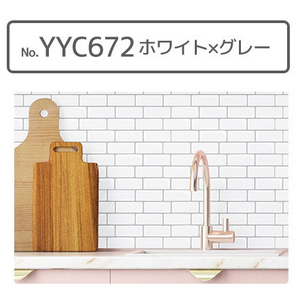 YYC672 ホワイトｘグレー Cタイプ